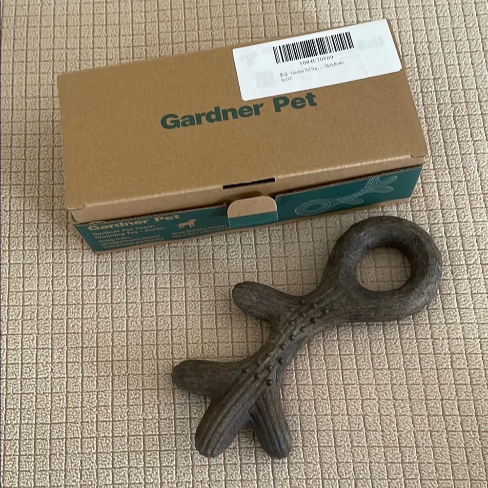 Gardner Pet Dog Chew Toy Antler New